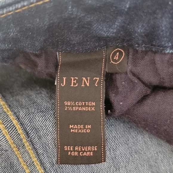 7 For All Mankind Blue Skinny Jeans Versatile Style - Picture 6 of 7